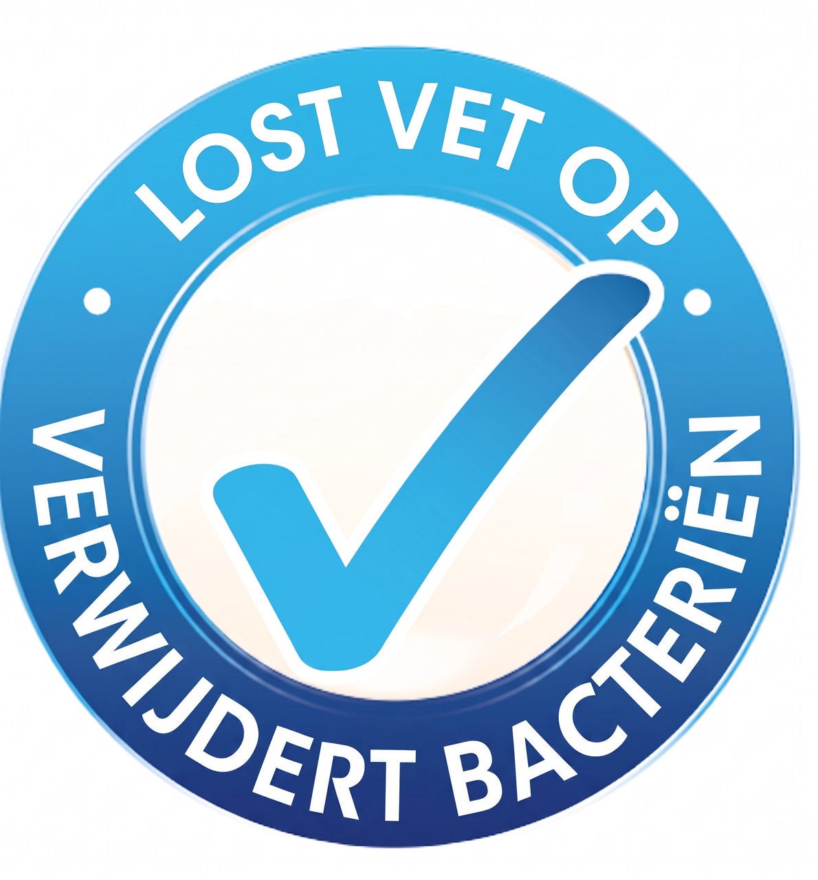 Lost vet op en verwijdert bacteriën