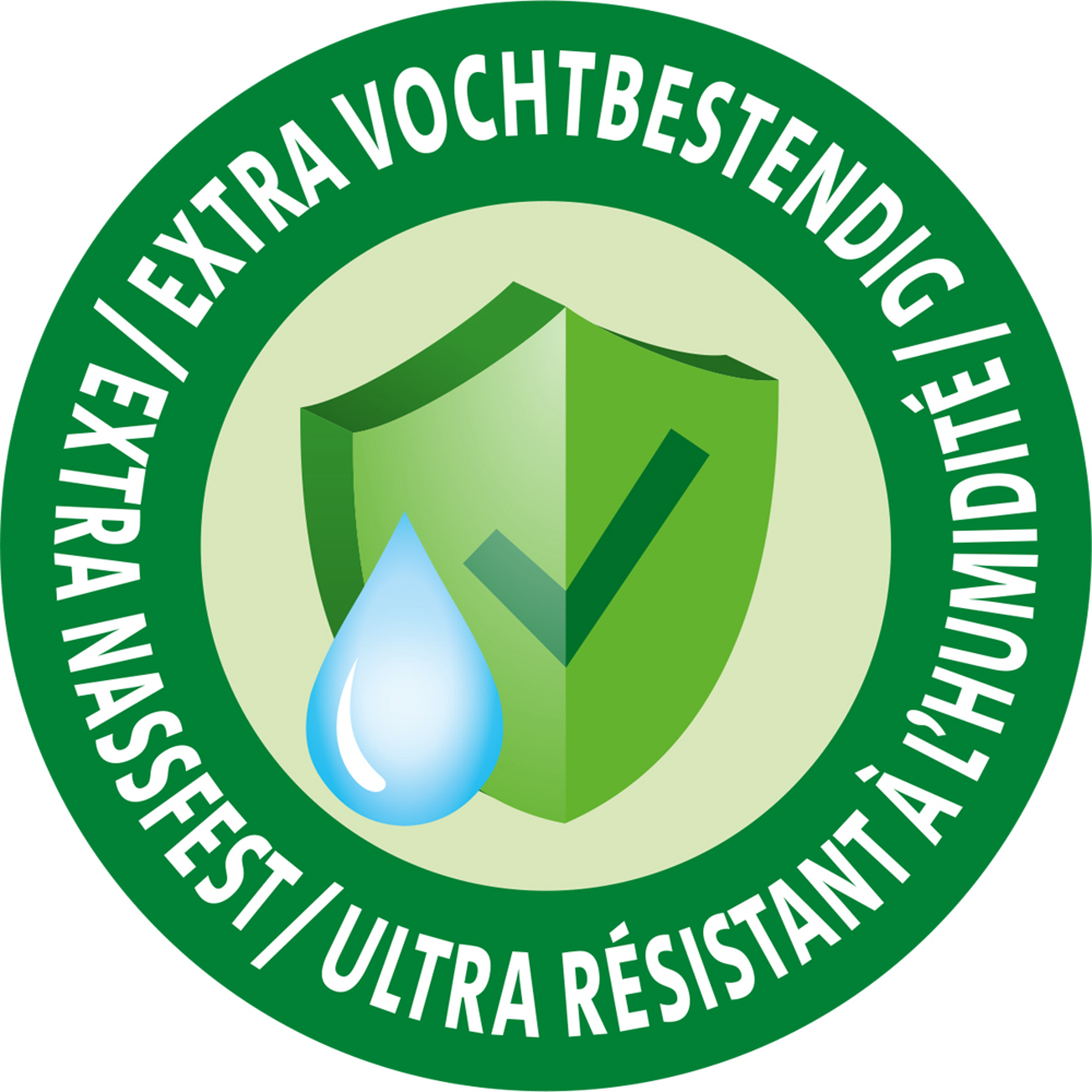 Pictogram: extra waterbestendig