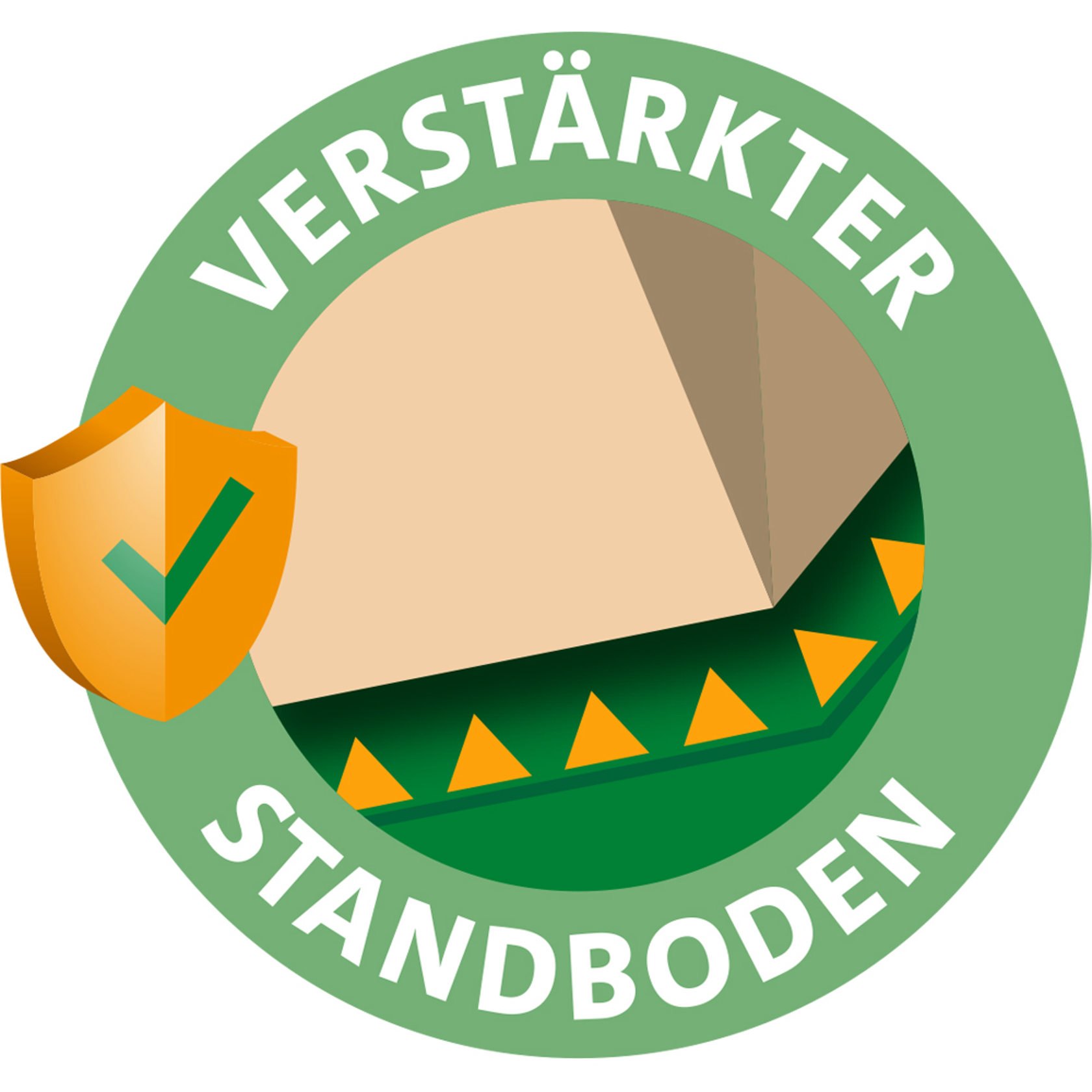 Pictogram: versterkte vloer
