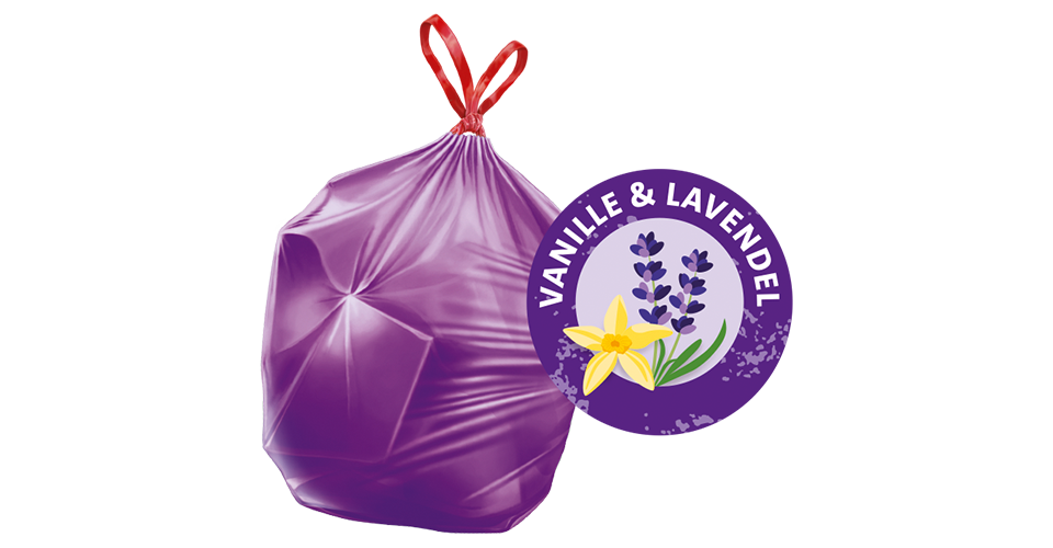 Scented bin liners Vanilla Lavender