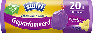 Geparfumeerde pedaalemmerzakken met vanille-lavendelgeur Geparfumeerde pedaalemmerzakken met vanille-lavendelgeur