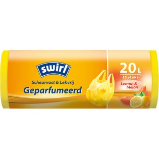 Geparfumeerde pedaalemmerzak met citroen-meloengeur Geparfumeerde pedaalemmerzak met citroen-meloengeur