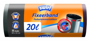 Pedaalemmerzakken met elastische fixeerband Pedaalemmerzakken met elastische fixeerband