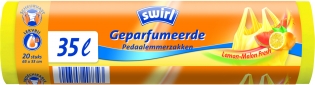 Geparfumeerde pedaalemmerzak met citroen-meloengeur Geparfumeerde pedaalemmerzak met citroen-meloengeur